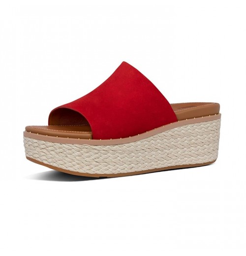 Sandal Wedges Slide Eloise Espadrille Suede