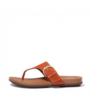 Sandal Ujung Kaki Suede Gracie Buckle