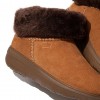 Sepatu Bot Musim Dingin Suede Berjajar Mukluk Shorty Shearling