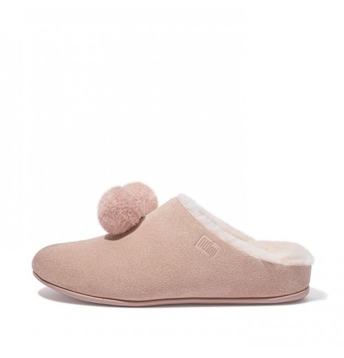 Sandal Shearling Chrissie Pom-Pom