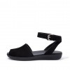 Sandal Tali Belakang Cova Suede Peep-Toe