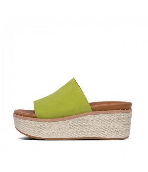 Sandal Wedges Slide Eloise Espadrille Suede