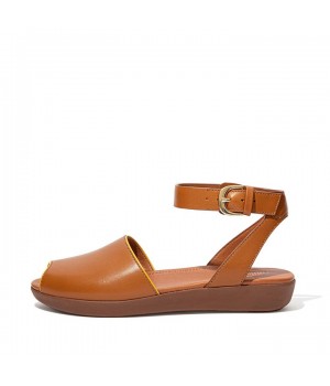 Sandal Tali Belakang Kulit Peep-Toe Cova Pop Binding