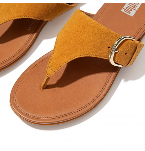 Sandal Ujung Kaki Suede Gracie Buckle