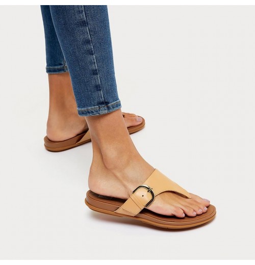 Sandal Ujung Kaki Kulit Gracie Buckle