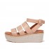 Sandal Wedge Kulit Eloise Espadrille