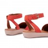 Sandal Tali Belakang Cova Suede Peep-Toe