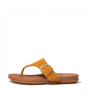 Sandal Ujung Kaki Suede Gracie Buckle