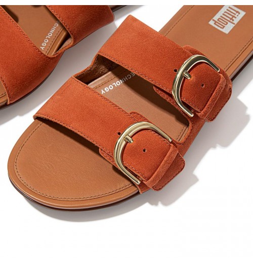 Slide Suede Gracie Buckle